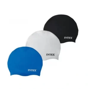 کلاه شنا اینتکس ( intex ) مدل 55991 ( مشکی، خاکستری و آبی )